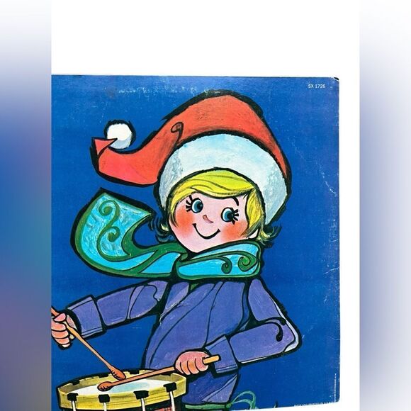 RARE VINTAGE “THE LITTLE DRUMMER BOY” LP CHRISTMAS HOLIDAY VINYL RECORD - Picture 7 of 10